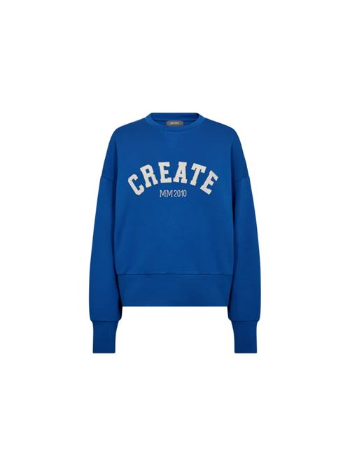 MOS MOSH SWEATSHIRT, MMCELLI SWEATSHIRT, BLUE LOLITE